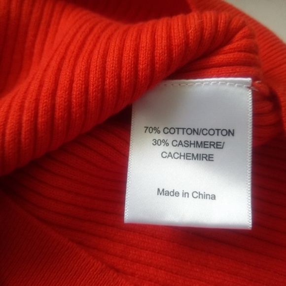 Tory Burch cashmere cotton v-neck sweater